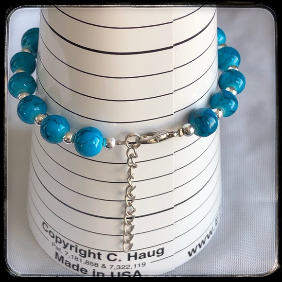 🆕✅ Turquoise/RHINESTONES Bracelet - Picture 2 of 3